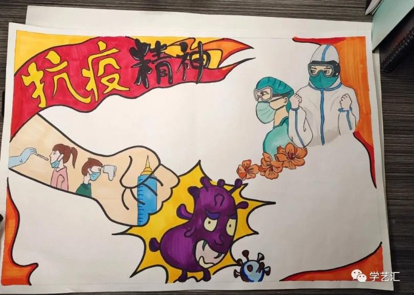 致敬抗疫英雄手抄报图片(致敬抗疫英雄手抄报)