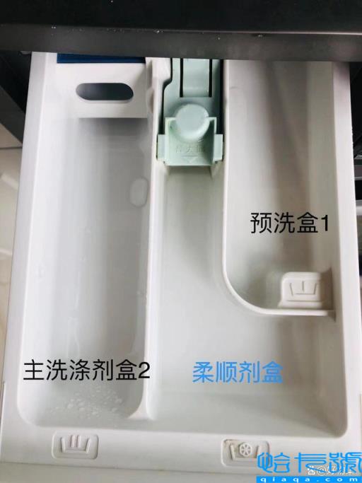 滚筒洗衣机洗衣液放在哪个盒子里(放1还是2，一看就懂了)