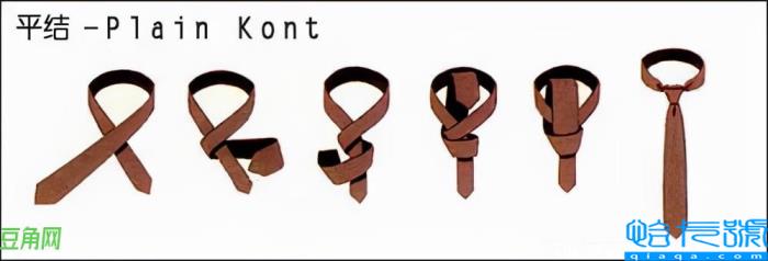 领带打法图解最简单方式(领带简易打法图解法)