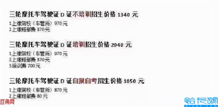 三轮车驾考年龄是多少(三轮车考驾照多少钱啊)