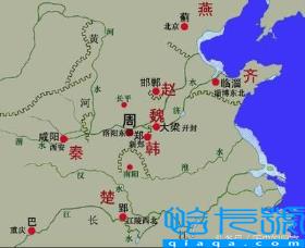 战国七雄的国都分别在哪儿(赵国是现在的什么地方)