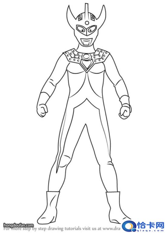 奥特曼怎么画(奥特曼简笔画教程)