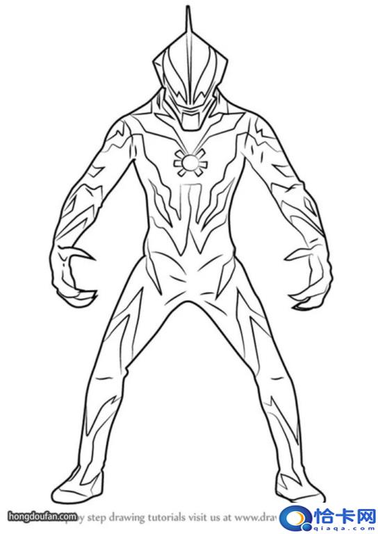 奥特曼怎么画(奥特曼简笔画教程)