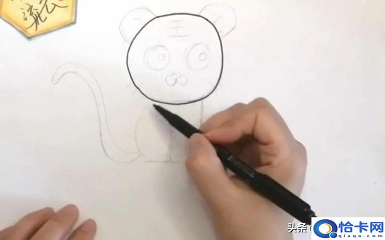 老虎怎么画(老虎简笔画教程)