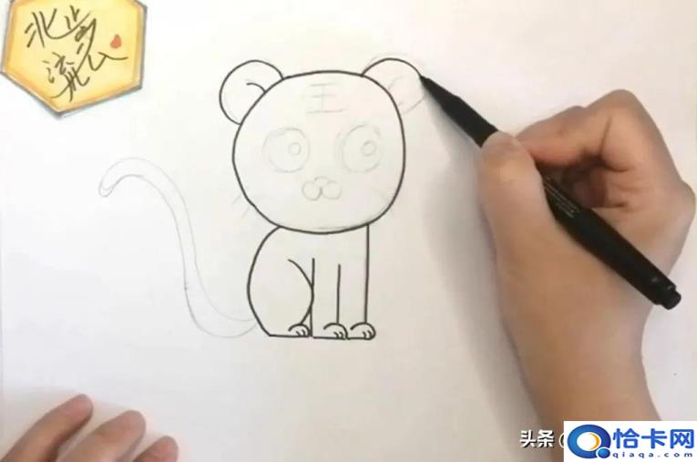 老虎怎么画(老虎简笔画教程)