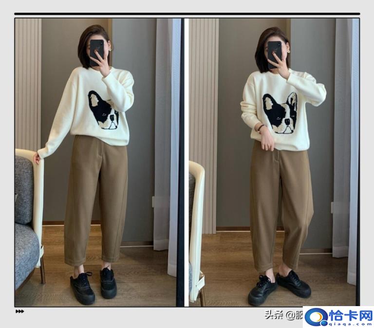 哈伦裤配什么上衣好看(哈伦裤的搭配技巧)