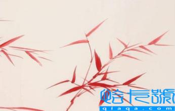 新房子一进门挂红竹画可以吗(新房子一进门应该挂什么画好)