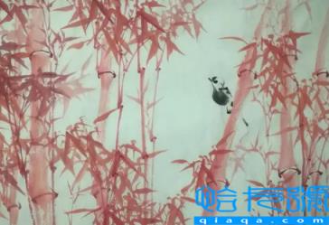 新房子一进门挂红竹画可以吗(新房子一进门应该挂什么画好)