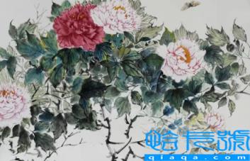 中堂用牡丹画合适吗(家里挂什么中堂画比较吉祥)