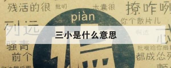三小是什么意思，食品小作坊、食品小经营店、食品小摊点,