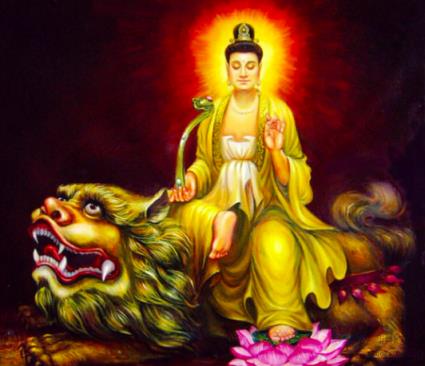 怎么分辨文殊菩萨的佛像（文殊菩萨正版图片）