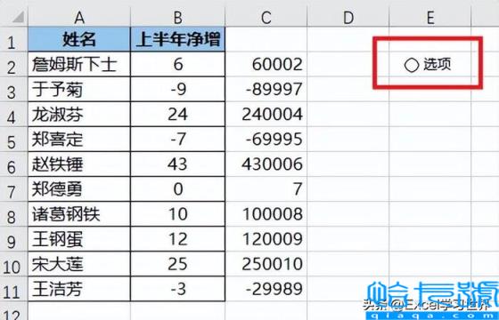 升序和降序怎么操作excel(选项按钮动态控制数据表的升降序排列)