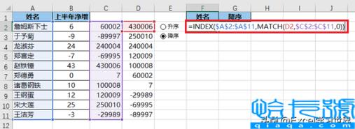 升序和降序怎么操作excel(选项按钮动态控制数据表的升降序排列)