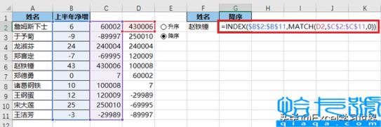升序和降序怎么操作excel(选项按钮动态控制数据表的升降序排列)